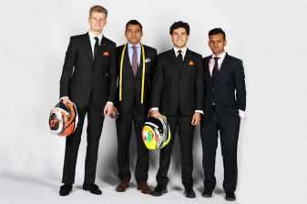 Photos Of Master Tailor Arshad with Shara Force India