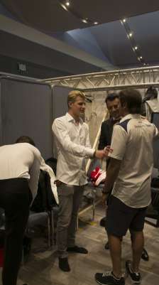 Backstage at Apsley during Amber Lounge FAshion Show