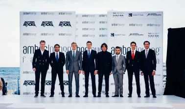 A prestigious fashion show held at Amber Lounge in 2015