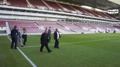 Club chairmen, David Sullivan and David Gold, were in attendance with us at the ground With Apsley
