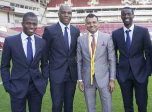 Apsley create beautiful bespoke suits for the first-team players