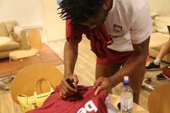 As official club tailor to West Ham United, a partnership which has seen teamwork