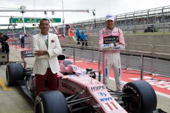 Team of Sahara Force India  achieve the best look 