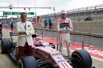 Team of Sahara Force India  achieve the best look 
