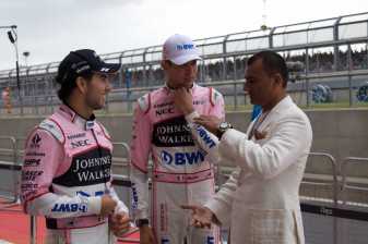 Thank you to our friends at Sahara Force India for the invitation by Arshad