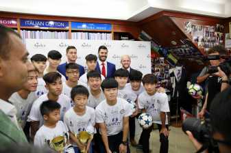 Amazing sporting youth of Hong Kong and Crystal Palace players for this bespoke event
