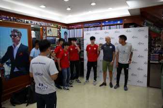 Crystal Palace players enjoyed meeting the young players and inspiring them to greater performances