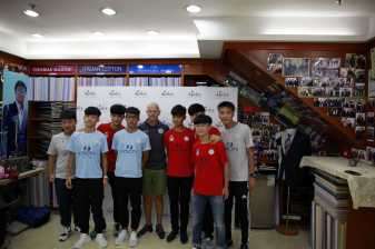 Crystal Palace players enjoyed meeting the young players and inspiring them to greater performances