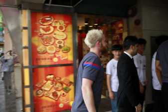 Players visited Apsleyâ€™s Hong Kong showroom