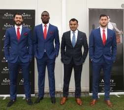  Apsley provide the teamâ€™s formal suits