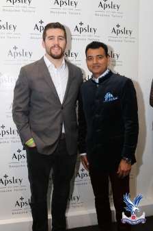 Arshad Mahmood With Rugby Player Will Fraser