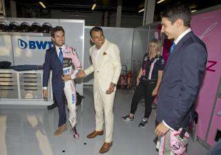 Arshad with Sahara Force India 