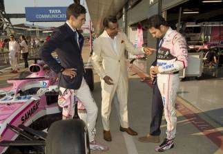 Arshad meet Sahara Force India Members