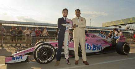 Arshad with Sahara Force India Members
