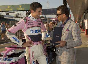 Arshad meet Sahara Force India Members