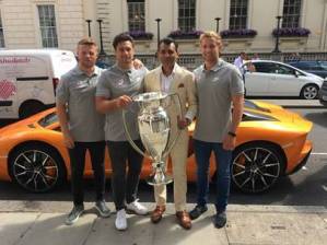 Saracens Rugby Club with their Championship