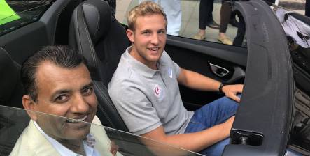 Master Tailor Arshad  with  Saracens Rugby players