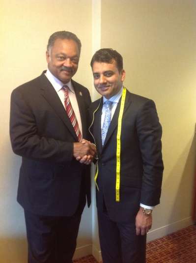 Jessie Jackson With Arshad